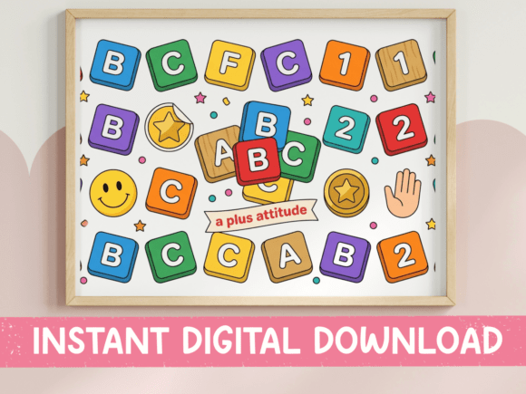 A Plus Attitude Learning Blocks Design