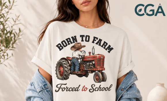 Born to Farm Forced School Tractor PNG: A Designer's Guide