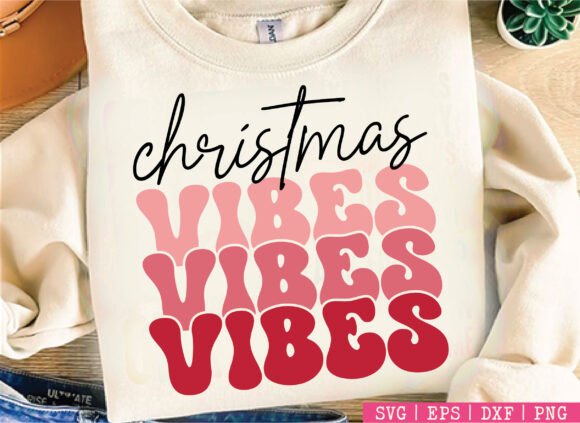 Christmas Vibes Sweatshirt: Festive SVG for All Ages