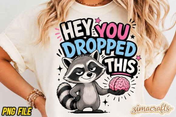 Hey You Dropped This PNG: Funny Raccoon for Instant Impact