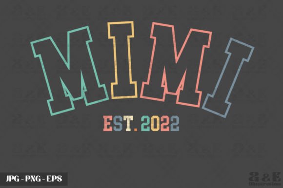 Mimi EST New Grandma Baby Announcement Design: Your Go-To for Celebratory Graphics