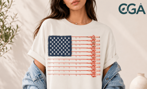 Patriotic Fishing Rods American Flag PNG: A Design Deep Dive