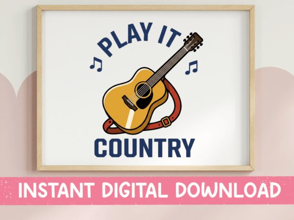 Play It Country Guitar Design: Authentic Country Music Visuals