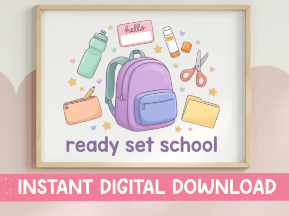 Ready Set School Backpack Design: A Playful Kickstart to Any Project