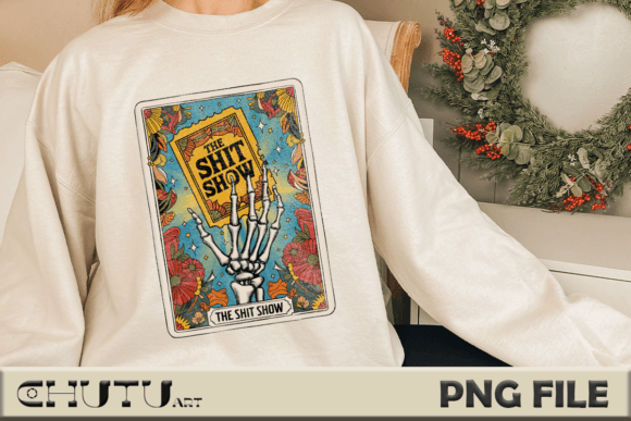 The Shit Show: Gothic Tarot Card Design for Bold Branding
