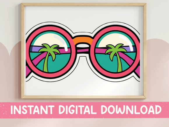 Tropical Sunglasses Palm Tree Design: Your New Favorite Design Asset